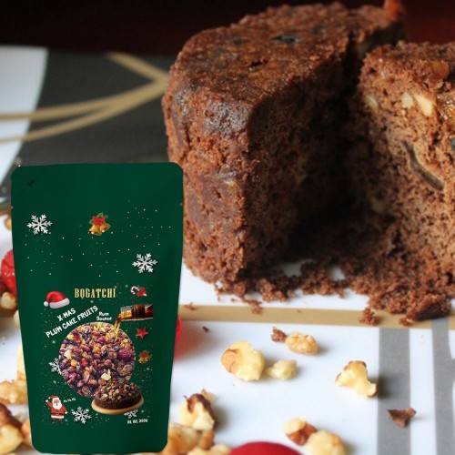 Plum Cake Mix - Pre-Soaked Plum Cake Fruit Mix Dry Fruits Dry Ginger, Cashews, Raisins, Dates, Dry Ginger, Orange Peel, Tutty Fruity, Cherry , 300g Plum Cake Mix - Pre-Soaked Plum Cake Fruit Mix Dry Fruits Dry Ginger, Cashews, Raisins, Dates, Dry Ginger, Orange Peel, Tutty Fruity, Cherry , 300g